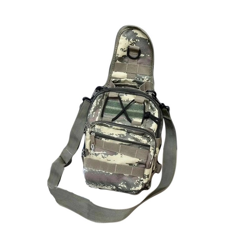 Сумка через плече слінг VAR P-152 тактична камуфляж від компанії інтернет-магазин "БИТПРОМТОРГ" - фото 1