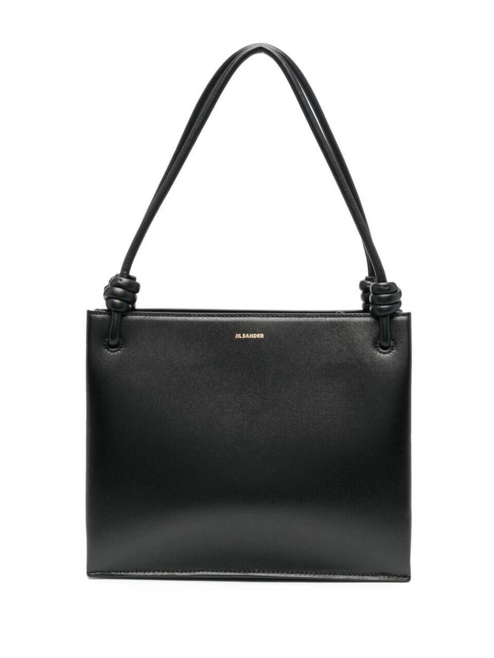 Сумка No Brand Knot-detail Leather Tote Bag 240x75x200мм Black від компанії інтернет-магазин "БИТПРОМТОРГ" - фото 1