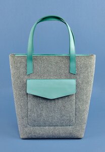 Сумка шопер BlankNote D. D. Сірий (BN-BAG-17-felt-tiffany)