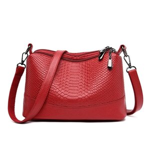 Сумка жіноча Sonata Italian Bags Червоний 26x10x18 см (id_948)