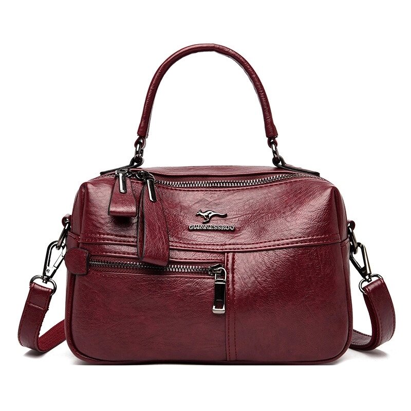 Сумка жіноча через плече Ricco Italian Bags Бордовий 17х8х24х11 см (id_1246) від компанії інтернет-магазин "БИТПРОМТОРГ" - фото 1