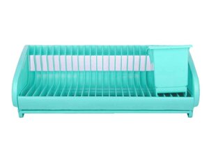 Сушарка пластикова для посуду з піддоном SL (24тар) (бірюза) ТМ КОНСЕНСУС