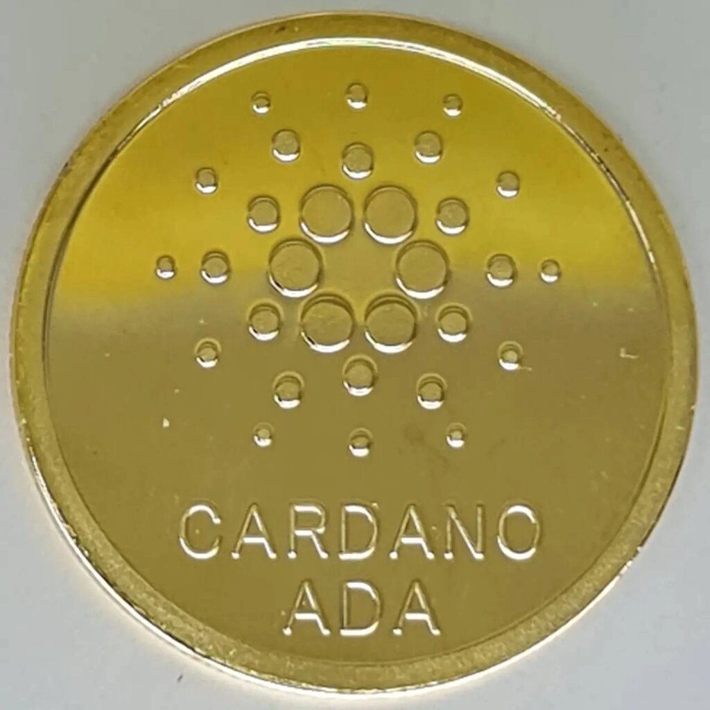 Сувенірна монета Eurs Cardano ADA Золотий колір (ADA-G) від компанії інтернет-магазин "БИТПРОМТОРГ" - фото 1