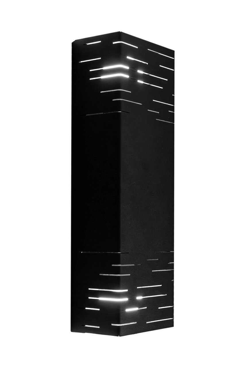 Світильник настінний MSK Electric Sieve бра під дві лампи NL 23702-2 BK чорний від компанії інтернет-магазин "БИТПРОМТОРГ" - фото 1