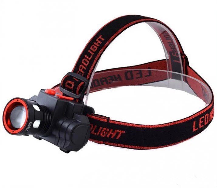 Світлодіодний ліхтарик BL CB-0604 T6 налобний Червоний із чорним від компанії інтернет-магазин "БИТПРОМТОРГ" - фото 1