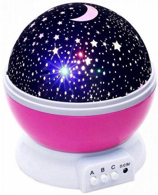 Світлодіодний нічник проектор зоряне небо SmartUS Star Master Pink (1832210916) від компанії інтернет-магазин "БИТПРОМТОРГ" - фото 1