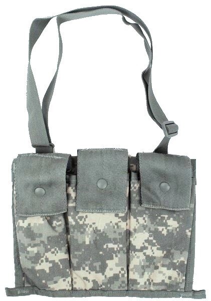 Тактичний підсумок для трьох магазинів М16, M4 Molle II Bandoleer Ammunition Pouch піксель від компанії інтернет-магазин "БИТПРОМТОРГ" - фото 1