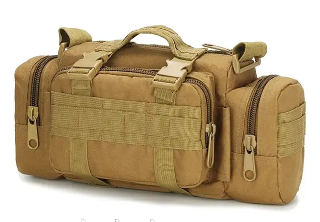 Тактовна поясна сумка Military Mochilas Molle 32х17х11 см Койот від компанії інтернет-магазин "БИТПРОМТОРГ" - фото 1