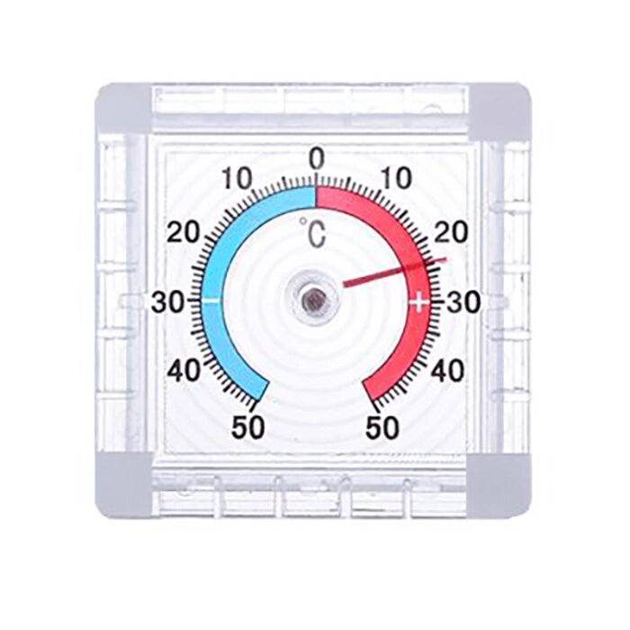 Термометр віконний зовнішній Mini Прозорий від компанії інтернет-магазин "БИТПРОМТОРГ" - фото 1