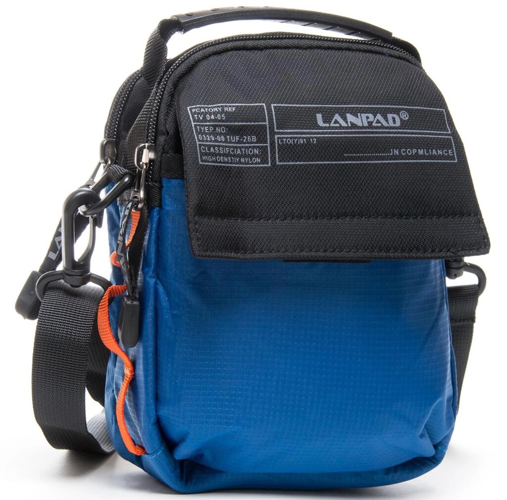 Тканинна чоловіча сумка Lanpad LAN8633 Синій від компанії інтернет-магазин "БИТПРОМТОРГ" - фото 1