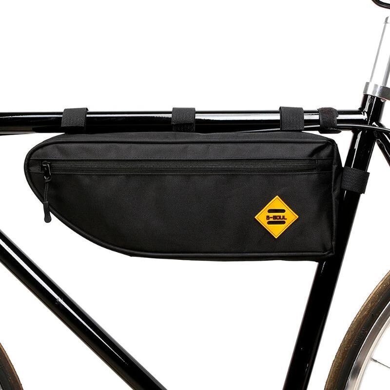 Велосипедна сумка під раму B-Soul Чорний від компанії інтернет-магазин "БИТПРОМТОРГ" - фото 1
