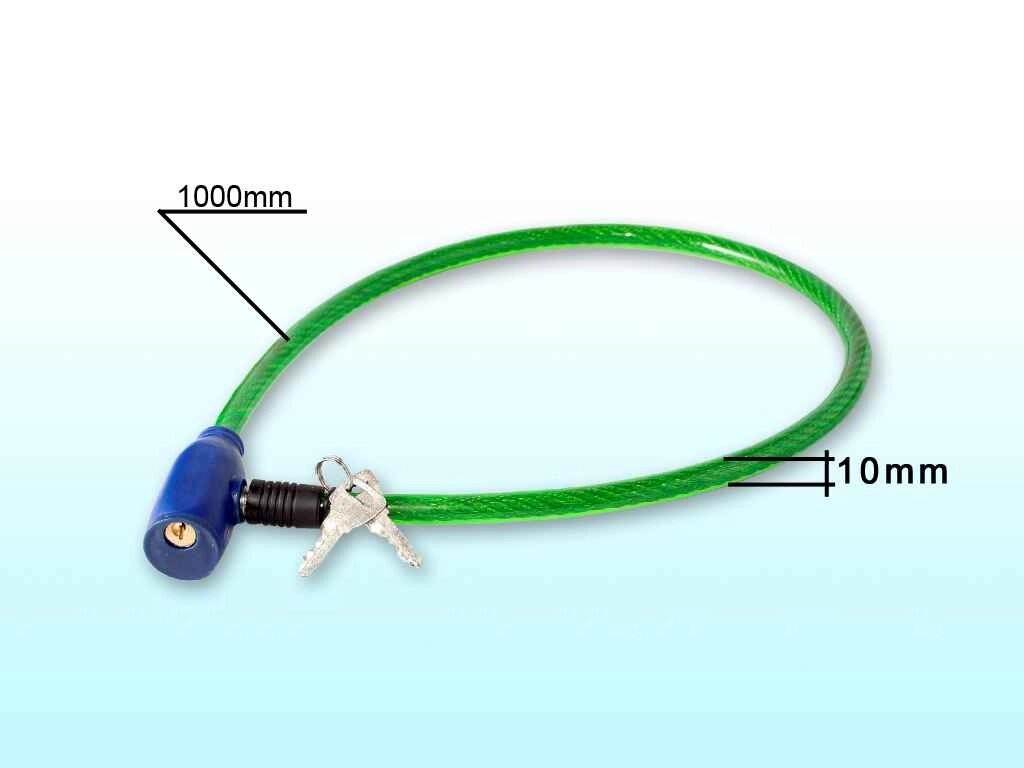 Велозамок L = 1000мм ТМ КОЛЕСО від компанії інтернет-магазин "БИТПРОМТОРГ" - фото 1