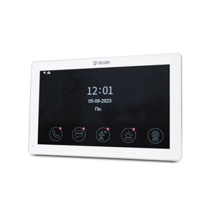 Відеодомофон 10 BCOM BD-1070FHD/T White з Tuya Smart