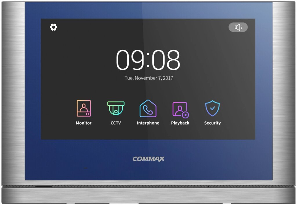 Відеодомофон Commax CDV-1024MA Blue + Dark Silver від компанії інтернет-магазин "БИТПРОМТОРГ" - фото 1