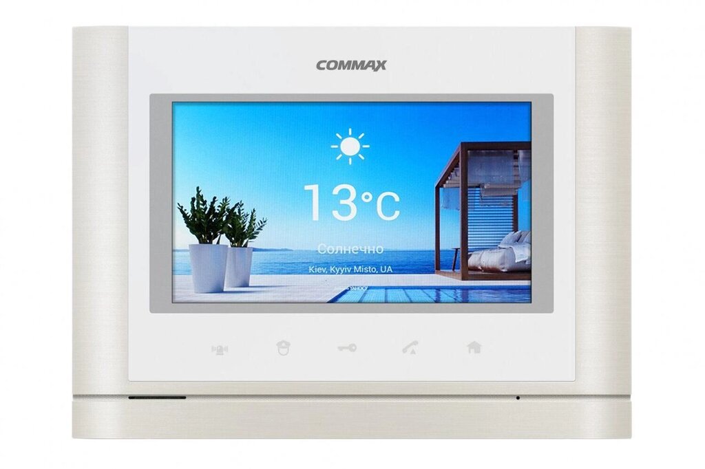 Відеодомофон Commax CMV-70MX White від компанії інтернет-магазин "БИТПРОМТОРГ" - фото 1