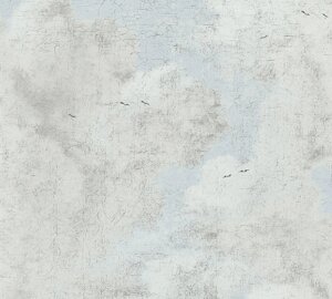 Вінілові шпалери на флізеліновій основі A. S. Creation History of Art 37649-1 Сірий-Блакитний