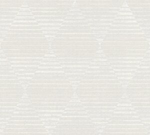 Вінілові шпалери на флізеліновій основі A. S. Creation Linen Style 36757-1 Сірий-Білий