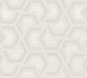 Вінілові шпалери на флізеліновій основі A. S. Creation Linen Style 36760-4 Сірий-Білий