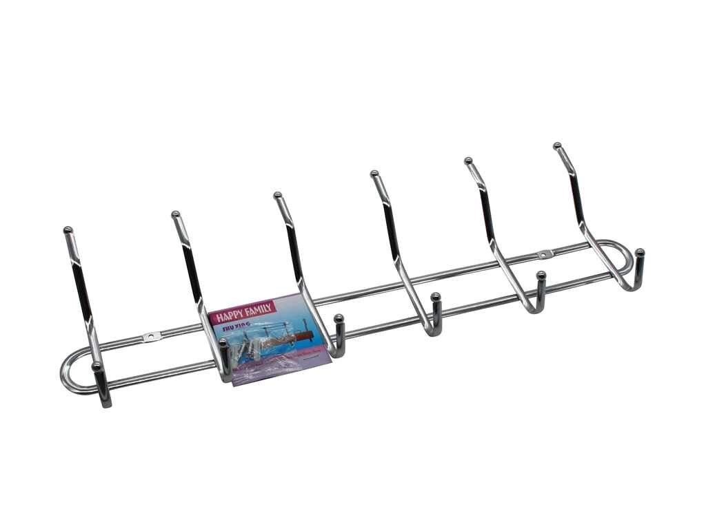 Вішалка №S21-6 плоска 6гачків 290гр ТМ Китай від компанії інтернет-магазин "БИТПРОМТОРГ" - фото 1