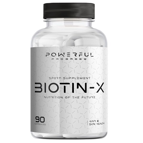 Вітамін B для спорту Powerful Progress Biotin-X 5000 mcg 90 Caps від компанії інтернет-магазин "БИТПРОМТОРГ" - фото 1