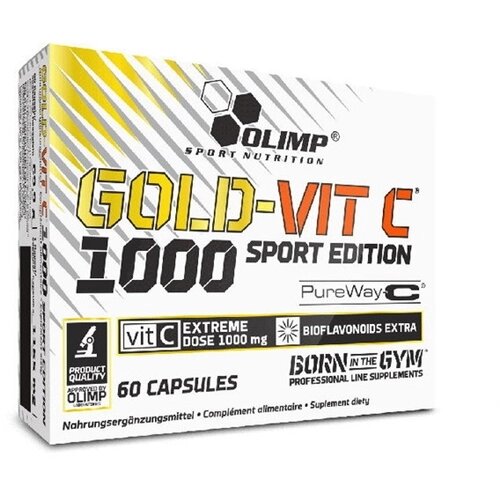 Вітамін C для спорту Olimp Nutrition Gold-Vit C 1000 Sport Edition 60 Caps від компанії інтернет-магазин "БИТПРОМТОРГ" - фото 1