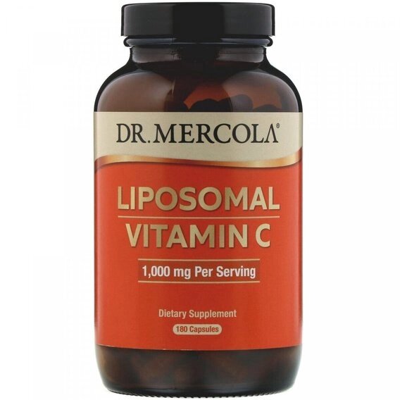 Вітамін C Dr. Mercola Liposomal Vitamin C 1000 mg 180 Caps MCL-01559 від компанії інтернет-магазин "БИТПРОМТОРГ" - фото 1