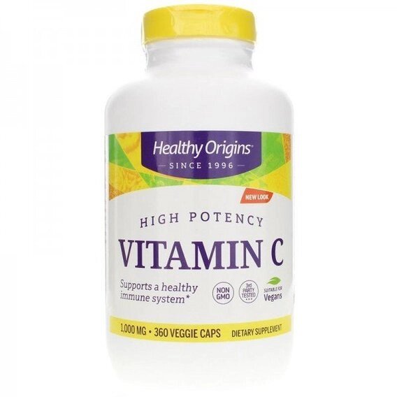 Вітамін C Healthy Origins Vitamin C 1000 mg 360 Veg Caps HOG-15228 від компанії інтернет-магазин "БИТПРОМТОРГ" - фото 1