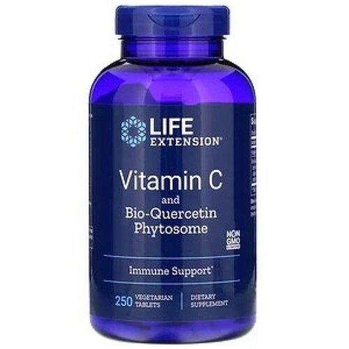 Вітамін C Life Extension Vitamin C and Bio-Quercetin Phytosome 1000 mg/15 mg 250 Veg Tabs від компанії інтернет-магазин "БИТПРОМТОРГ" - фото 1