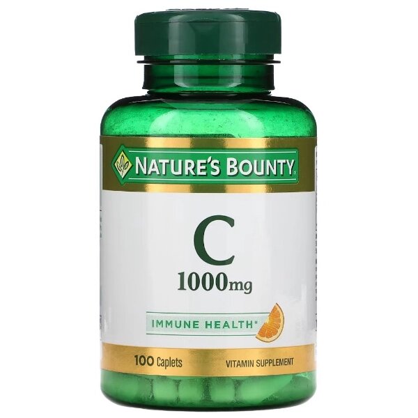 Вітамін C Nature's Bounty Vitamin C 1000 mcg 100 Caplets від компанії інтернет-магазин "БИТПРОМТОРГ" - фото 1