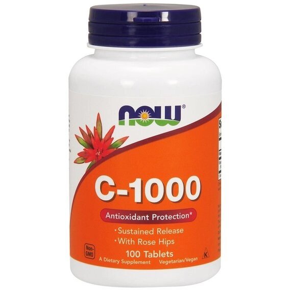 Вітамін C NOW Foods Vitamin C-1000 Buffered complex 100 Tabs від компанії інтернет-магазин "БИТПРОМТОРГ" - фото 1