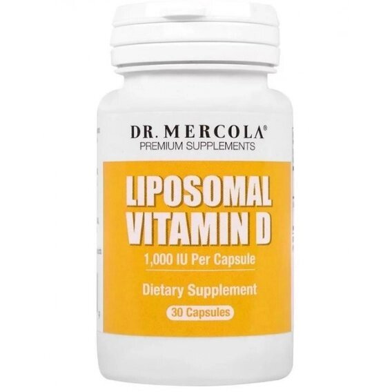 Вітамін D Dr. Mercola Liposomal Vitamin D, 1.000 IU 30 Caps MCL-01732 від компанії інтернет-магазин "БИТПРОМТОРГ" - фото 1