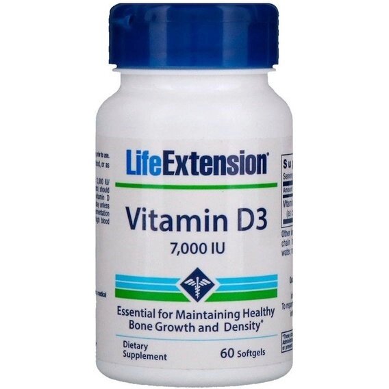 Вітамін D Life Extension Vitamin D3 7,000 IU 60 Softgels від компанії інтернет-магазин "БИТПРОМТОРГ" - фото 1