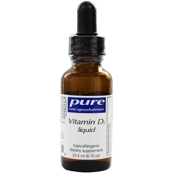 Вітамін D Pure Encapsulations Vitamin D3 liquid 22,5 ml PE-01069 від компанії інтернет-магазин "БИТПРОМТОРГ" - фото 1