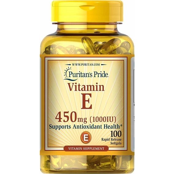 Вітамін E Puritan's Pride Vitamin E 1000 IU 100 Softgels від компанії інтернет-магазин "БИТПРОМТОРГ" - фото 1