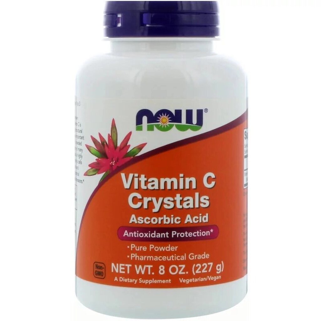 Вітамін С, Кристали, Vitamin C Crystals, Now Foods, 8 oz (227 гр) від компанії інтернет-магазин "БИТПРОМТОРГ" - фото 1