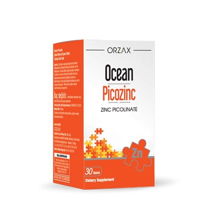 Вітамінний комплекс Orzax Ocean Picozinc 30 таблеток (0032) від компанії інтернет-магазин "БИТПРОМТОРГ" - фото 1