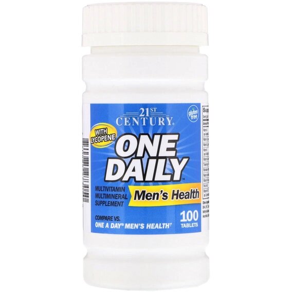 Вітамінно-мінеральний комплекс 21st Century One Daily Men's Health, Multivitamin Multimineral 100 Tabs від компанії інтернет-магазин "БИТПРОМТОРГ" - фото 1