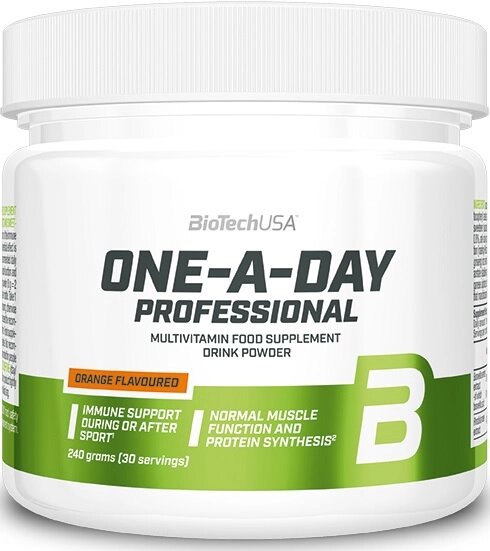 Вітамінно-мінеральний комплекс для спорту BioTechUSA One-A-Day 240 g /30 servings/ Orange від компанії інтернет-магазин "БИТПРОМТОРГ" - фото 1