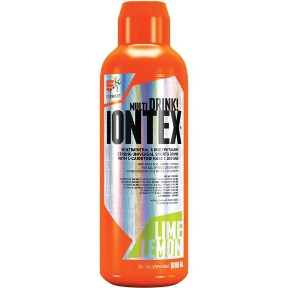 Вітамінно-мінеральний комплекс для спорту Extrifit Iontex Liquid 1000 ml /100 servings/ Lime Lemon від компанії інтернет-магазин "БИТПРОМТОРГ" - фото 1