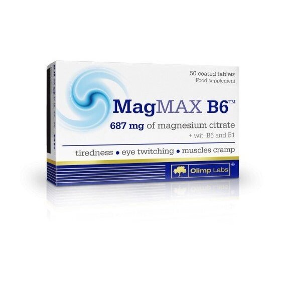 Вітамінно-мінеральний комплекс для спорту Olimp Nutrition MagMAX B6 50 Tabs від компанії інтернет-магазин "БИТПРОМТОРГ" - фото 1