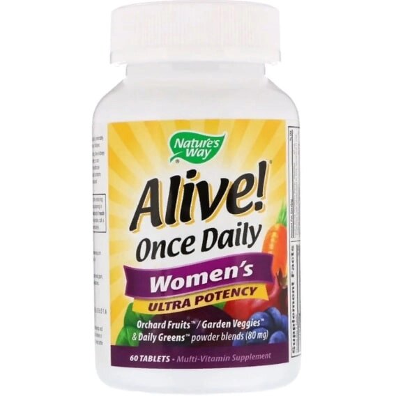 Вітамінно-мінеральний комплекс Nature's Way Alive! Once Daily Women's 60 Tabs NWY-15686 від компанії інтернет-магазин "БИТПРОМТОРГ" - фото 1