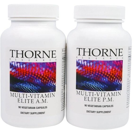 Вітамінно-мінеральний комплекс Thorne Research Multi-Vitamin Elite 2 Bottles 90 Veg Caps від компанії інтернет-магазин "БИТПРОМТОРГ" - фото 1