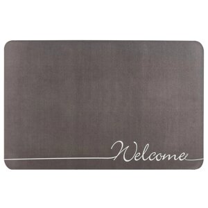 Вологопоглинаючий килимок сірий "Welcome" 40*60CM*3MM (D) SW-00001559