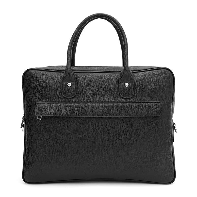 Чоловіча шкіряна сумка Borsa Leather K117611bl-black від компанії Інтернет магазин "DOST ZAKUPKA" - фото 1