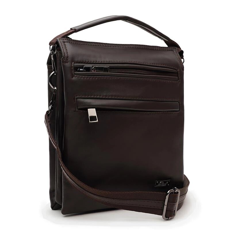 Чоловіча шкіряна сумка Ricco Grande T1tr0025br-brown від компанії Інтернет магазин "DOST ZAKUPKA" - фото 1