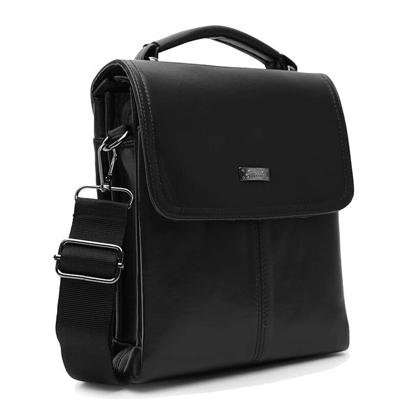 Чоловіча шкіряна сумка Ricco Grande T1tr0029bl-black від компанії Інтернет магазин "DOST ZAKUPKA" - фото 1