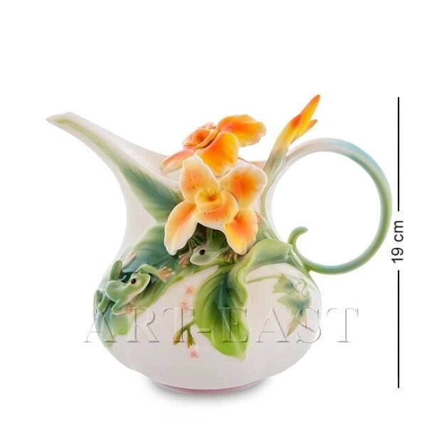 FM-82/1 Заварювальний чайник '' Жаби і квіти канни '' (Pavone) від компанії Інтернет магазин "DOST ZAKUPKA" - фото 1