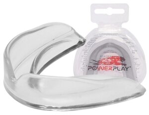 Капа боксерська PowerPlay 3317 SR доросла (вік 11+прозора