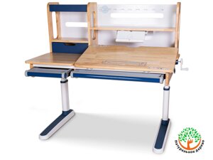 Mealux Дитячий стіл Mealux Oxford Wood BL з полицею (арт. BD-920 Wood BL з полицею)