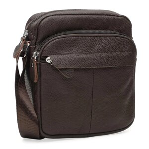 Чоловіча шкіряна сумка Borsa Leather K10082-brown